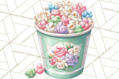 Cute Birthday Party Clipart PNG | Birthday Cake Graphics Product Image 2