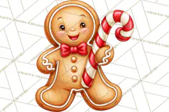 Gingerbread Jamboree Christmas Clipart Product Image 3