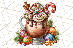 North Pole Coffee Christmas Cafe PNG Clipart Product Image 4