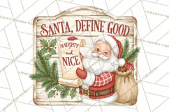 Santa Christmas Signs | Santa Png | Kris Kringle Quotes Product Image 4