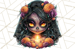 Day Of The Dead Gothic PNG Clipart Product Image 4