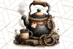 Western Cowboy Kitchen Decor Clipart, Rustic Ranch Png Product Image 3