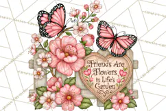 Friendship Butterfly Clipart PNG | Inspirational Quotes Product Image 5