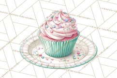 Cute Birthday Party Clipart PNG | Birthday Cake Graphics Product Image 3