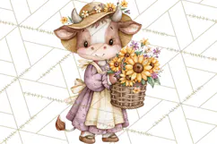 Happy Hollow Farm Animal Clipart PNG Product Image 4