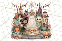 Vintage Halloween Scenes PNG, Halloween Magic Clipart Product Image 4