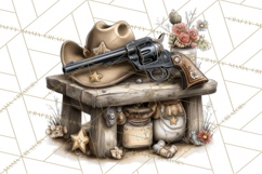 Old Saloon Western Alcohol Clipart PNG Product Image 3