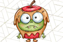 Zombie Hollow Cute Zombie Halloween Clipart PNG Product Image 3