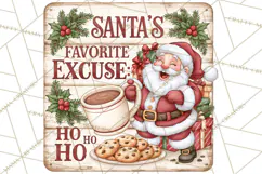 Santa Christmas Signs | Santa Png | Kris Kringle Quotes Product Image 3