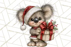Jungle Christmas Clipart, Christmas Jungle Animals PNG Product Image 3