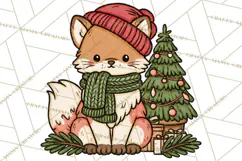 Cozy Christmas Clipart PNG, Cute Holiday Christmas Designs Product Image 4