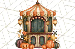 Vintage Halloween Places PNG, Halloween Magic Clipart Product Image 3