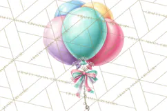 Cute Birthday Party Clipart PNG | Birthday Cake Graphics Product Image 2
