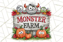 Halloween Farmhouse Buildings Clipart, Halloween Farmhouse Product Image 3