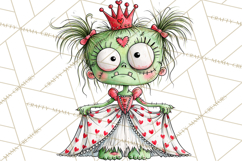 Zombie Hollow Cute Zombie Halloween Clipart PNG Product Image 5