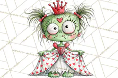 Zombie Hollow Cute Zombie Halloween Clipart PNG Product Image 5