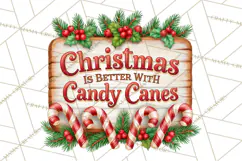 Candy Cane Lane Vintage Christmas Quote Signs Product Image 5