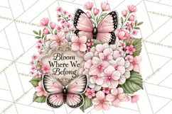Friendship Butterfly Clipart PNG | Inspirational Quotes Product Image 2