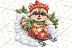 Let It Snow Christmas Winter Clipart PNG Product Image 5