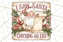 Santa Christmas Signs | Santa Png | Kris Kringle Quotes Product Image 5