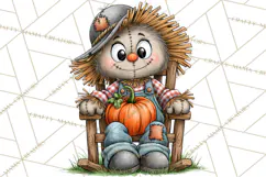 Halloween Farmhouse Monsters Clipart, Cute Halloween Farm Product Image 5