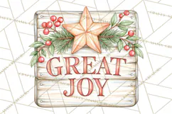 Religious Christmas Sign Clipart PNG | Nativity Designs Product Image 5