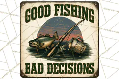 Vintage Man Cave Funny Clipart, Beer Png, Hunting, Bar Sign Product Image 5