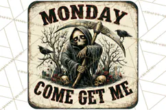 Dark Humor Vintage Metal Signs Clipart Product Image 2