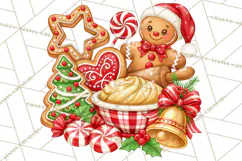 Gingerbread Jamboree Christmas Clipart Product Image 2