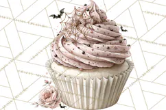 Haunted Patisserie PNG Clipart, Elegant Halloween Desserts Product Image 5