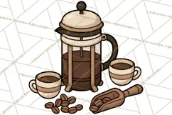 Sarcastic Coffee Clipart, Funny Coffee PNG Product Image 2