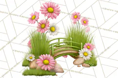 Whimsical Country Club Golf Clipart Argyle PNG Product Image 5