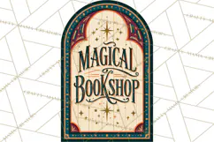 Vintage Halloween Signs PNG, Vintage Halloween Magic Clipart Product Image 2