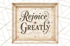 Christian Farmhouse Christmas Signs PNG Product Image 2