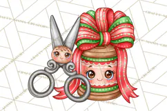 Christmas School Supplies & Teacher Clipart Product Image 3
