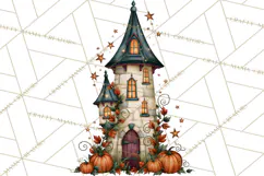 Vintage Halloween Places PNG, Halloween Magic Clipart Product Image 2