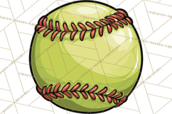 Softball Mom PNG, Softball Clipart, Softball Mama Designs Product Image 2