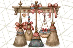 Enchanted Witch Market PNG Watercolor Clipart Product Image 2