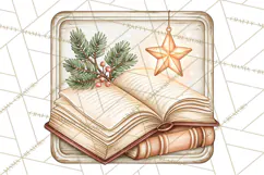 Religious Christmas Sign Clipart PNG | Nativity Designs Product Image 3