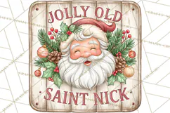 Santa Christmas Signs | Santa Png | Kris Kringle Quotes Product Image 3