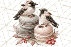 Haunted Patisserie PNG Clipart, Elegant Halloween Desserts Product Image 2