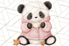 Cozy Fall Animals Clipart PNG, Fall Sweater Friends Product Image 3
