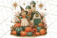 Vintage Halloween Scenes PNG, Halloween Magic Clipart Product Image 3