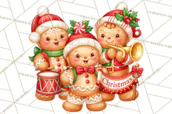 Gingerbread Jamboree Christmas Clipart Product Image 4