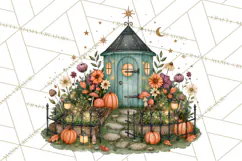 Vintage Halloween Places PNG, Halloween Magic Clipart Product Image 4