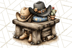 Old Saloon Western Alcohol Clipart PNG Product Image 3