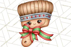 Christmas School Supplies & Teacher Clipart Product Image 5