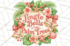 Tropical Christmas Beach Signs PNG, Christmas Quotes, Beach Product Image 4