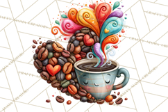 North Pole Coffee Christmas Cafe PNG Clipart Product Image 5