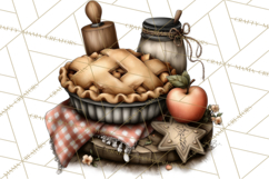 Western Cowboy Kitchen Decor Clipart, Rustic Ranch Png Product Image 4